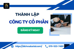 thành lập công ty cổ phần