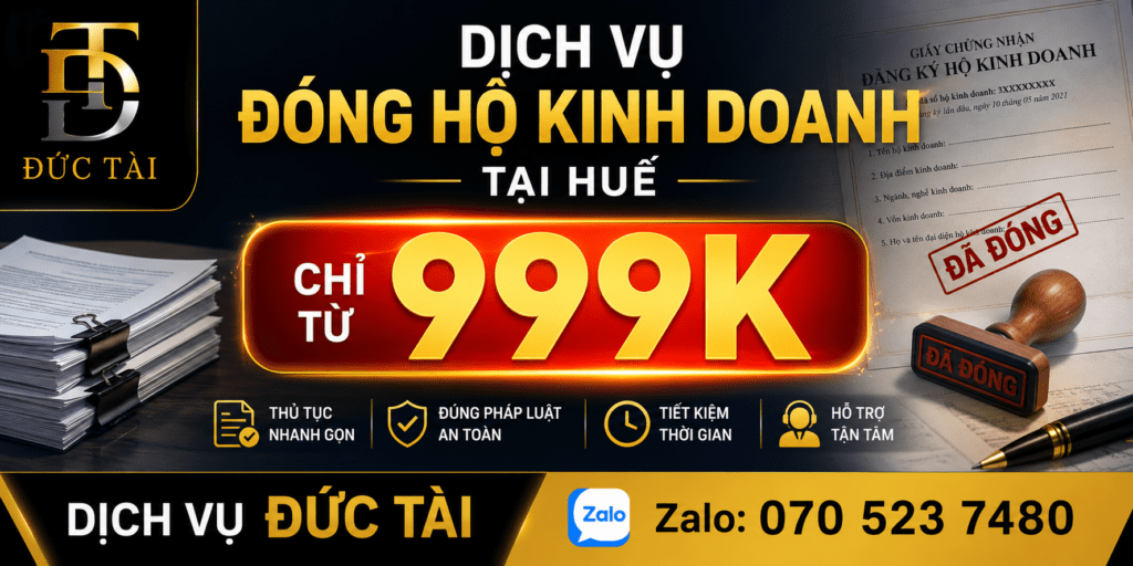 đóng mst hộ kinh doanh